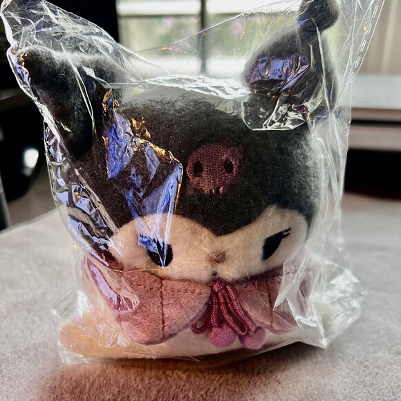 NWT Sanrio Kuromi Plush Key Chain Bag Charm - Picture 3 of 5